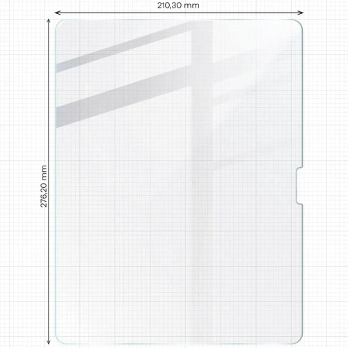 Folia imitująca papier Bizon Film Tab Papirus do iPad Air 13" 2024 [2 PACK]
