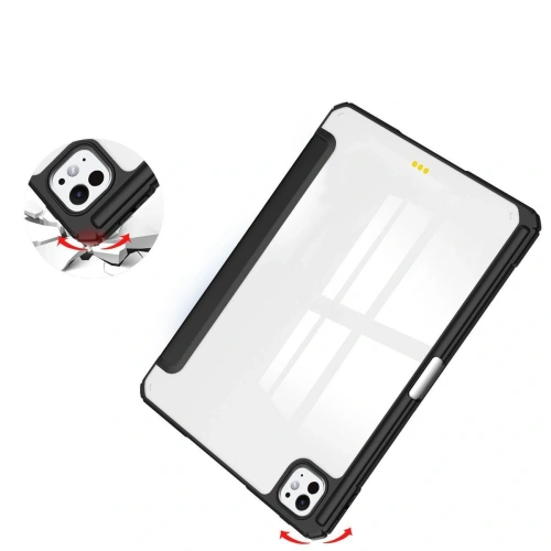 Etui Bizon Case Tab Clear Matt do iPad Pro 11" 5 gen. 2024 czarne