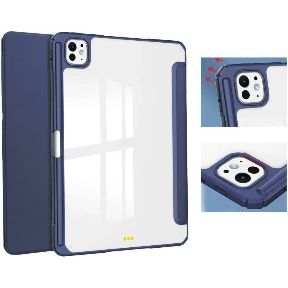 Hurtownia GSM - Bizon Case Tab Clear Matt Apple iPad Pro 11" 5. generációs 2024 tengerészkék - BIZ5199 - {ean13} - Hurt