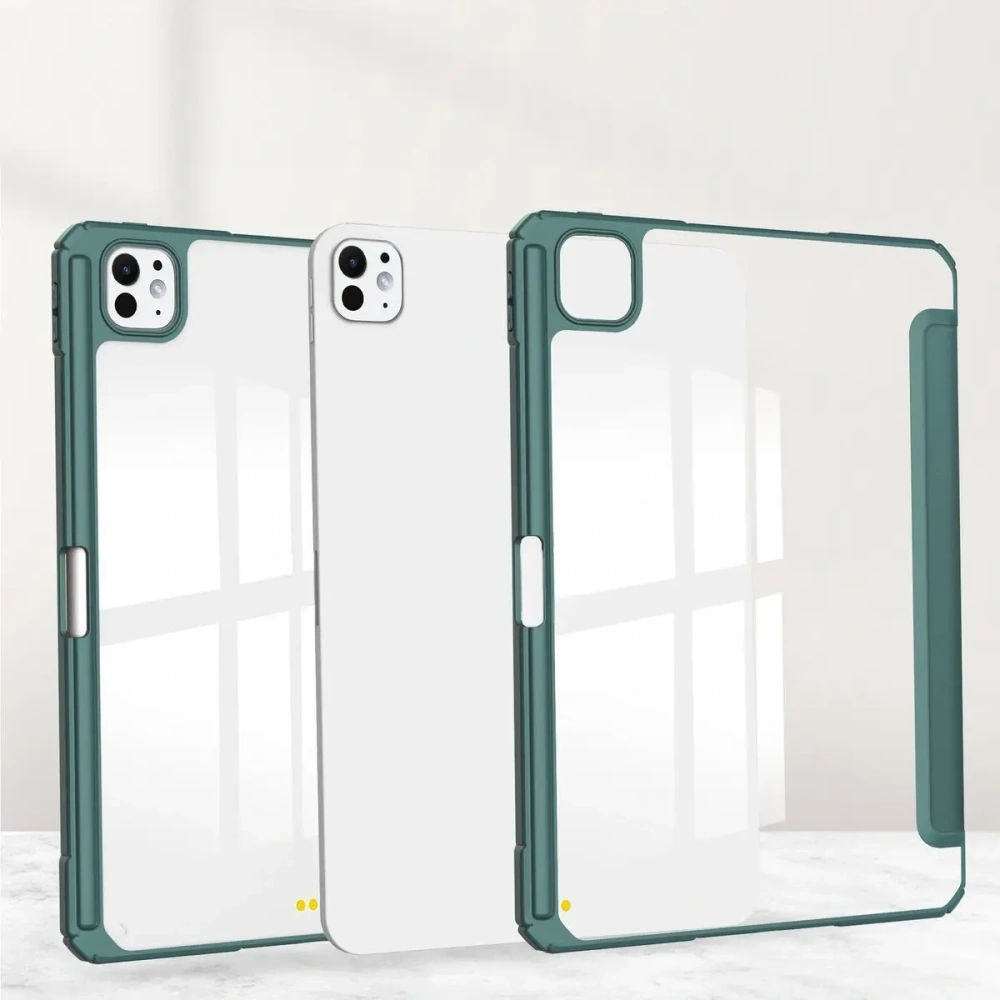 Hurtownia GSM - Bizon Case Tab Clear Matt Apple iPad Pro 11" 5 gen. 2024 verde închis - BIZ5201 - {ean13} - Hurt
