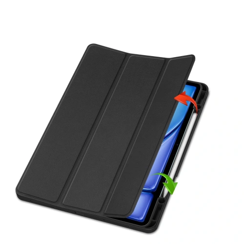 Etui Bizon Case Tab Lizard do iPad Air 13" 2024 czarne