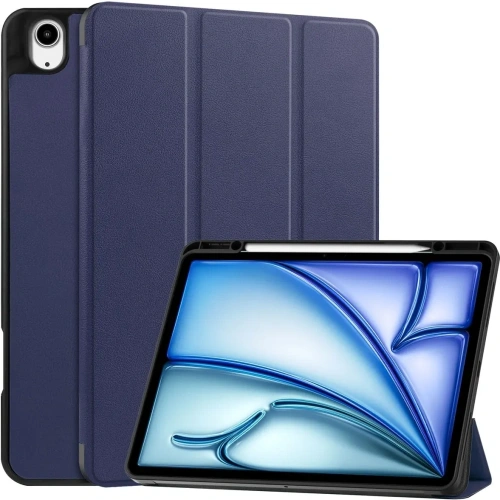 Etui Bizon Case Tab Lizard do iPad Air 13" 2024 granatowe