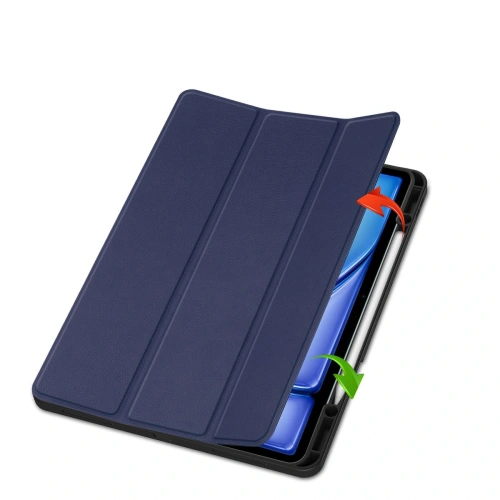 Etui Bizon Case Tab Lizard do iPad Air 13" 2024 granatowe