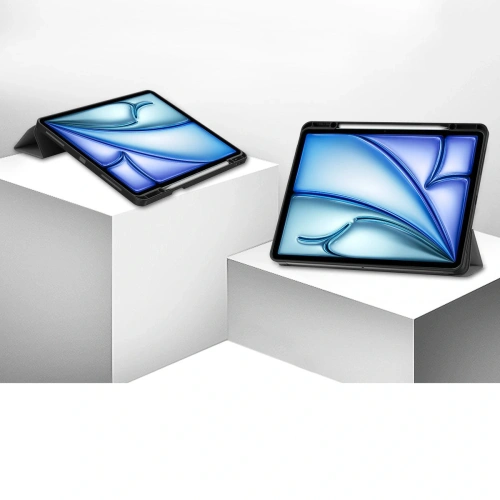 Etui Bizon Case Tab Lizard do iPad Air 13" 2024 szare