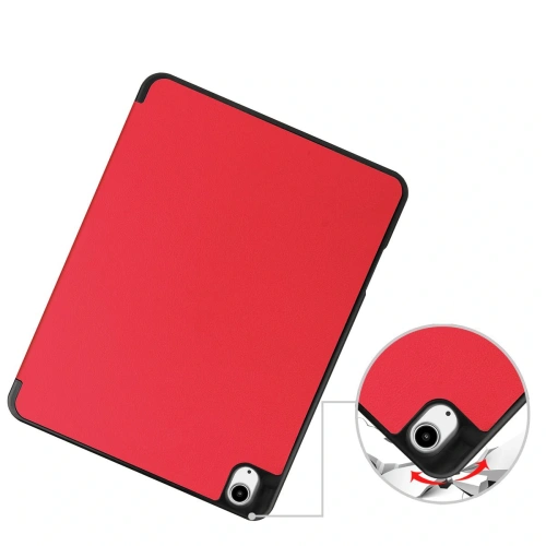 Etui Bizon Case Tab Lizard do iPad Air 13" 2024 czerwone