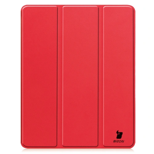 Etui Bizon Case Tab Lizard do iPad Air 13" 2024 czerwone