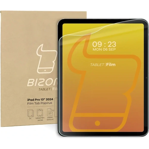 Folia imitująca papier Bizon Film Tab Papirus do iPad Pro 13" 7 gen. 2024 [2 PACK]