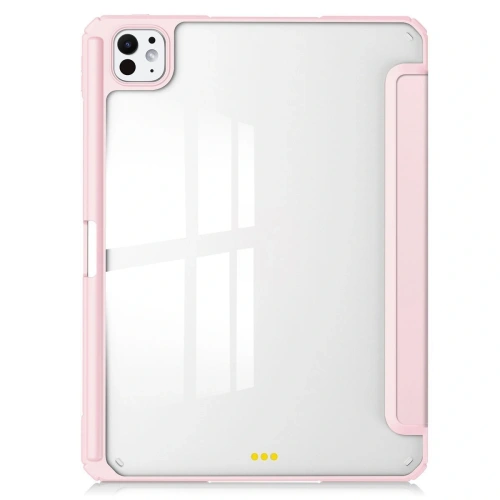 Etui Bizon Case Tab Clear Matt do iPad Pro 11" 5 gen. 2024 różowe