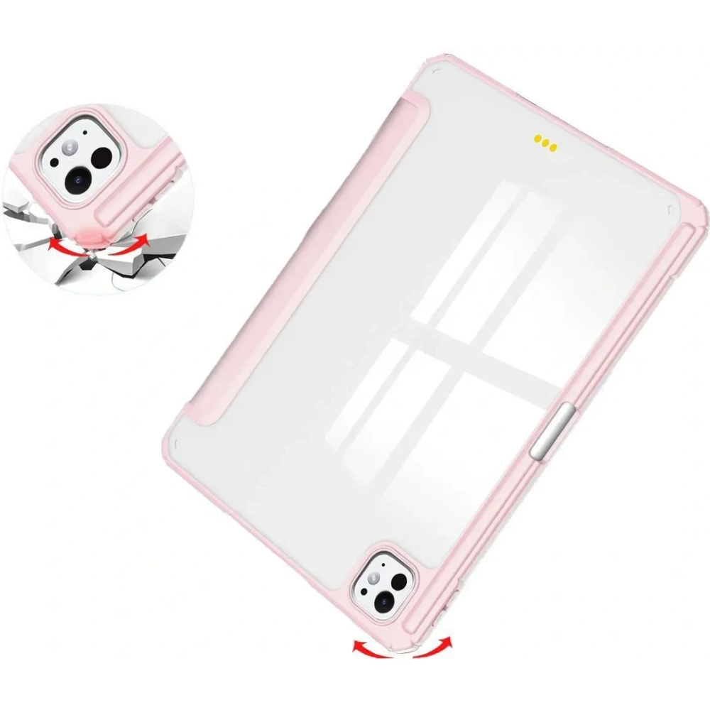 Hurtownia GSM - Bizon Case Tab Clear Matt Apple iPad Pro 11" 5. Generation 2024 pink - BIZ5735 - {ean13} - Hurt