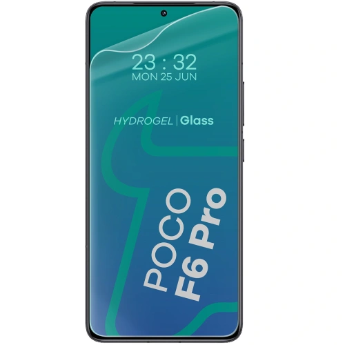 Folia hydrożelowa na ekran Bizon Glass Hydrogel Front do Xiaomi Poco F6 Pro [2 PACK]