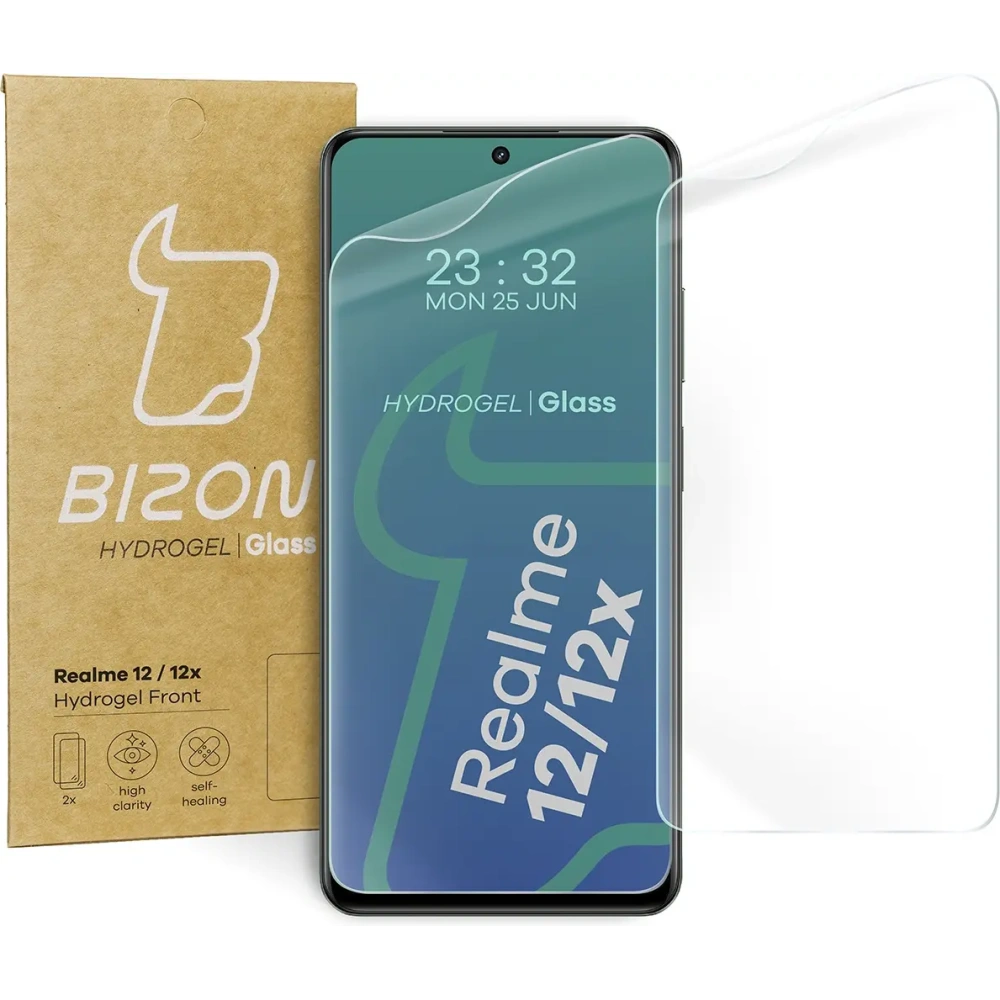 Wholesale Bizon Glass Hydrogel Front Realme 12 5G/12x 5G [2 PACK] - BIZ5229 - {ean13} - Hurt