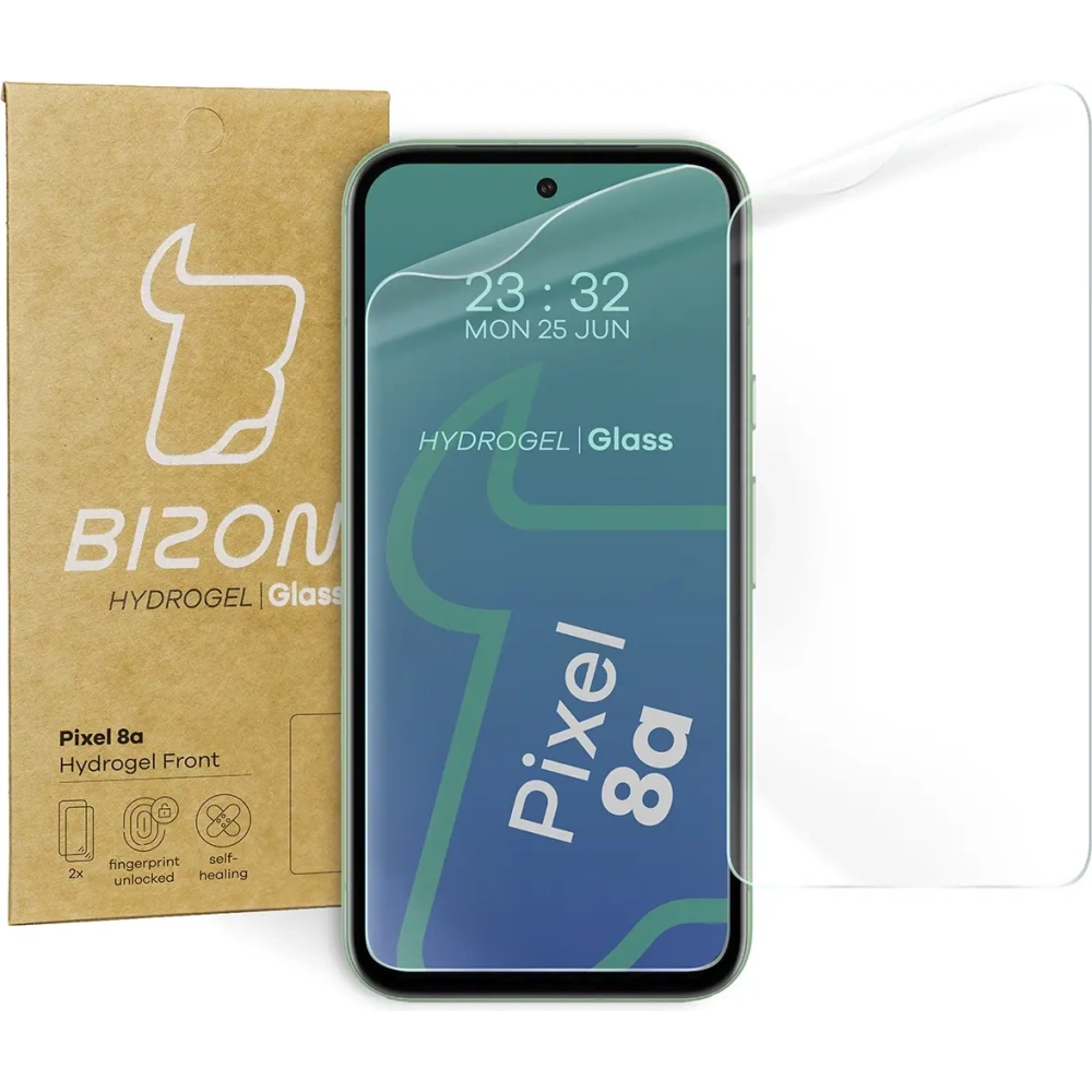 Hurtownia GSM - Bizon Glass Hydrogel Front Pixel 8a [2 PACK] - BIZ5233 - {ean13} - Hurt