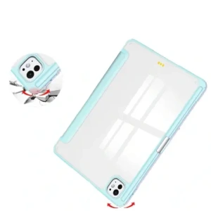 Hurtownia GSM - Caz Bizon Tab Clear Matt Apple iPad Pro 11" 5 gen. 2024 albastru - BIZ5740 - {ean13} - Hurt