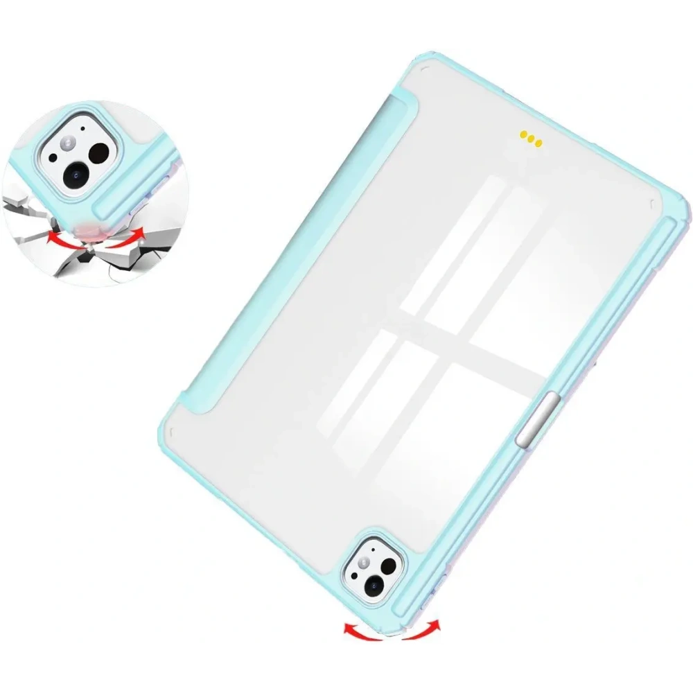 Hurtownia GSM - Etui Bizon Case Tab Clear Matt do iPad Pro 11" 5 gen. 2024 błękitne - BIZ5740 - {ean13} - Hurt