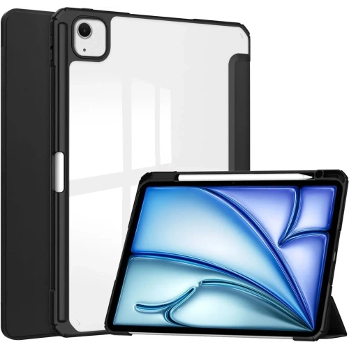 Etui Bizon Case Tab Clear Matt do iPad Air 13" 2024 czarne