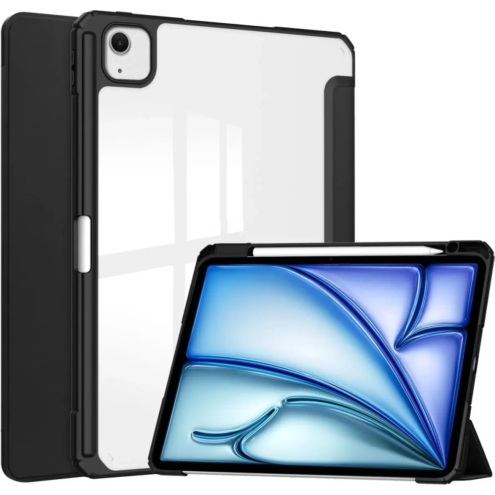 Hurtownia GSM - Etui Bizon Case Tab Clear Matt pro iPad Air 13" 2024 černé - BIZ5741 - {ean13} - Hurt