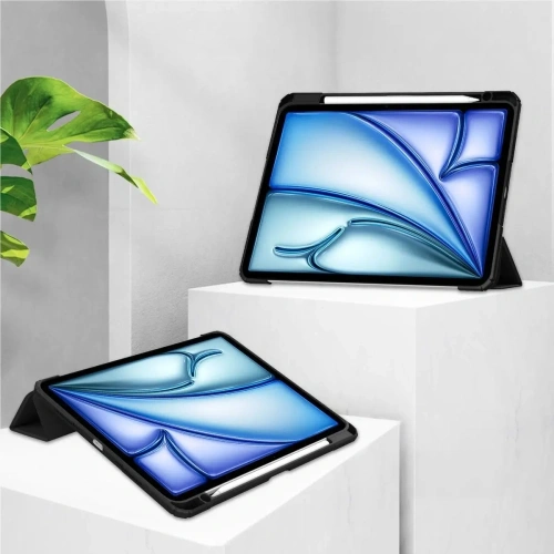 Etui Bizon Case Tab Clear Matt do iPad Air 13" 2024 czarne