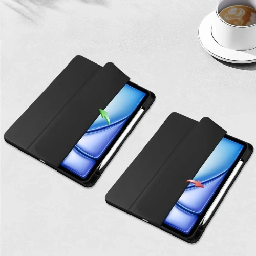 Etui Bizon Case Tab Clear Matt do iPad Air 13" 2024 czarne