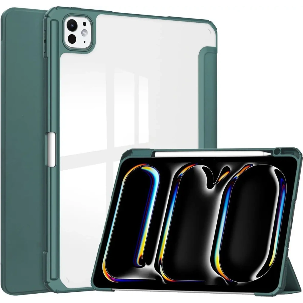 Hurtownia GSM - Etui Bizon Case Tab Clear Matt pro iPad Pro 13" 7. generace 2024 tmavě zelené - BIZ5237 - {ean13} - Hurt