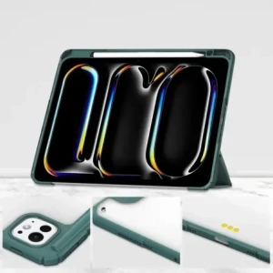 Hurtownia GSM - Bizon Case Tab Clear Matt Apple iPad Pro 13" 7. generáció 2024 sötétzöld - BIZ5237 - {ean13} - Hurt