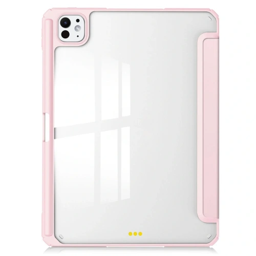 Etui Bizon Case Tab Clear Matt do iPad Pro 13" 7 gen. 2024 różowe