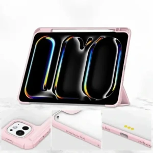 Hurtownia GSM - Bizon Case Tab Clear Matt Apple iPad Pro 13" 7. generációs 2024 rózsaszín - BIZ5238 - {ean13} - Hurt