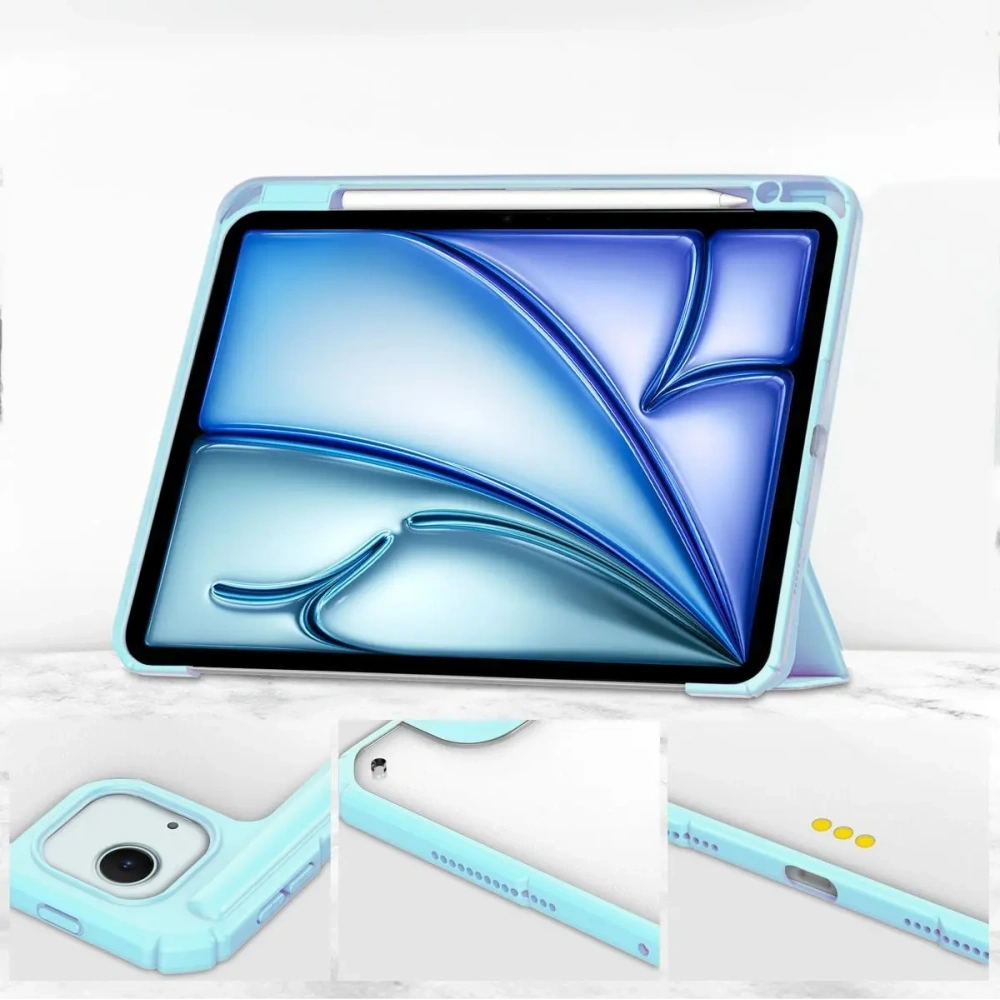 Hurtownia GSM - Bizon Case Tab Clear Matt Apple iPad Air 13" 2024 albastru - BIZ5255 - {ean13} - Hurt
