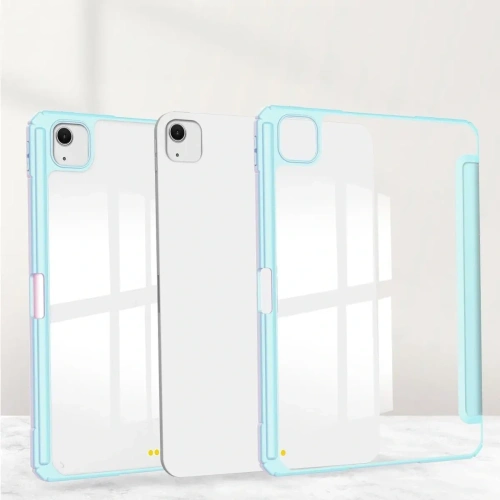 Etui Bizon Case Tab Clear Matt do iPad Air 13" 2024 błękitne