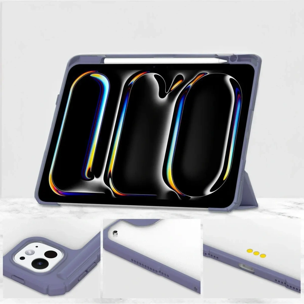 Hurtownia GSM - Bizon Case Tab Clear Matt Apple iPad Pro 13" 7. Generation 2024 Lavendel - BIZ5747 - {ean13} - Hurt