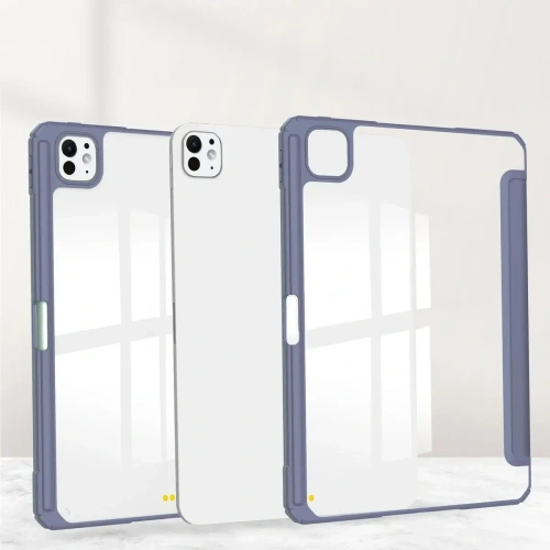 Etui Bizon Case Tab Clear Matt do iPad Pro 13" 7 gen. 2024 lawendowe