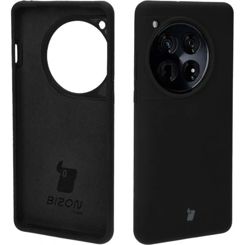 Silikonowe etui Bizon Soft Case do OnePlus 12 czarne