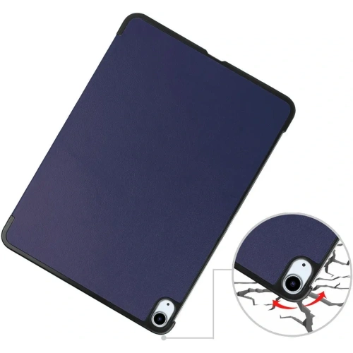 Etui Bizon Case Tab Croc do iPad Air 13" M2 2024 granatowe