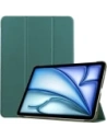 Bizon Case Tab Croc Apple iPad Air 13" M2 2024 verde închis