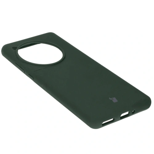 Silikonowe etui Bizon Soft Case do OnePlus 12 ciemnozielone