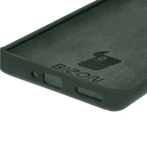 Silikonowe etui Bizon Soft Case do OnePlus 12 ciemnozielone