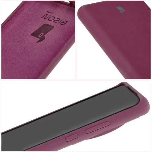 Silikonowe etui Bizon Soft Case do OnePlus 12 ciemnofioletowe