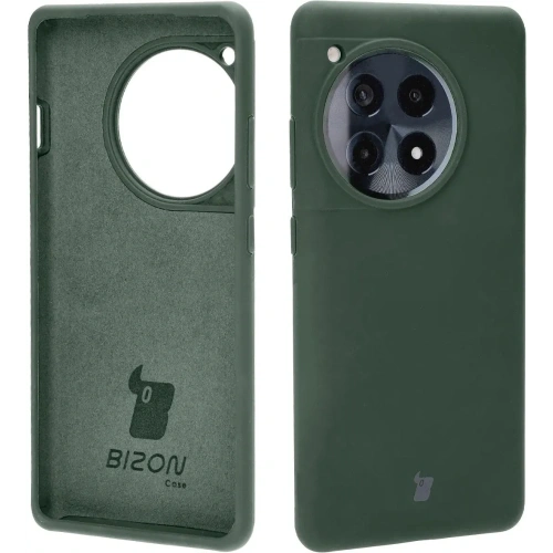 Silikonowe etui Bizon Soft Case do OnePlus 12R ciemnozielone