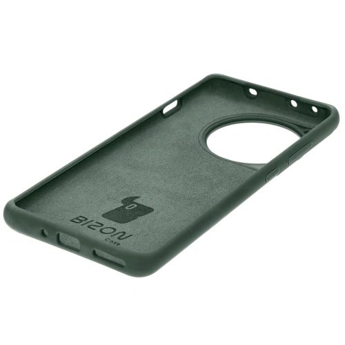 Silikonowe etui Bizon Soft Case do OnePlus 12R ciemnozielone