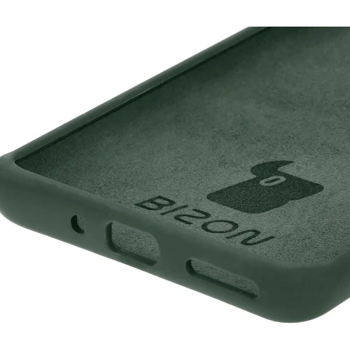 Silikonowe etui Bizon Soft Case do OnePlus 12R ciemnozielone