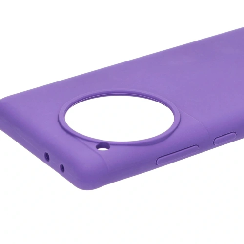 Silikonowe etui Bizon Soft Case do OnePlus 12R fioletowe