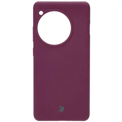 Silikonowe etui Bizon Soft Case do OnePlus 12R ciemnofioletowe