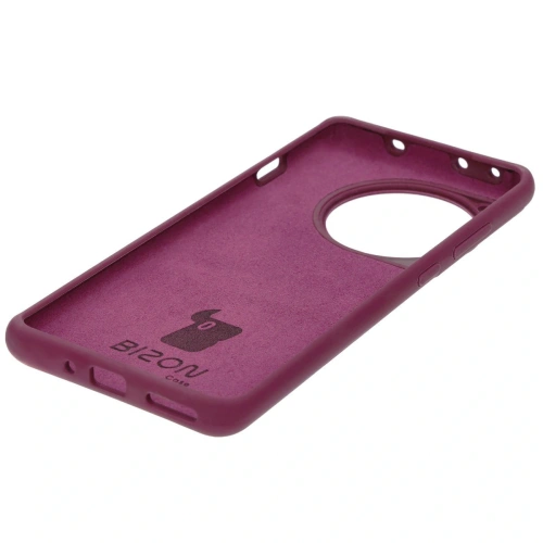 Silikonowe etui Bizon Soft Case do OnePlus 12R ciemnofioletowe