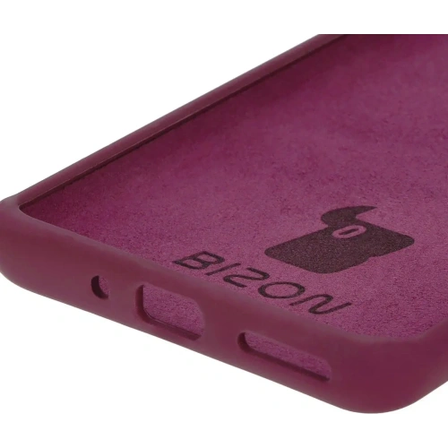 Silikonowe etui Bizon Soft Case do OnePlus 12R ciemnofioletowe