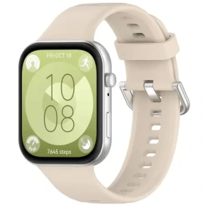 Wholesale Bizon Strap Watch Silicone Pro Huawei Watch Fit 3 beige - BIZ5291 - {ean13} - Hurt