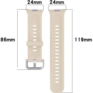 Wholesale Bizon Strap Watch Silicone Pro Huawei Watch Fit 3 beige - BIZ5291 - {ean13} - Hurt