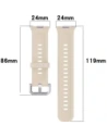 Wholesale Bizon Strap Watch Silicone Pro Huawei Watch Fit 3 beige - BIZ5291 - {ean13} - Hurt