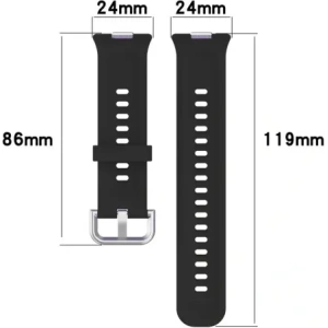 Hurtownia GSM - Bizon Strap Óra Szilikon Pro Huawei Watch Fit 3 fekete - BIZ5294 - {ean13} - Hurt