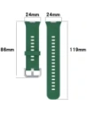Hurtownia GSM - Pasek Bizon Strap Watch Silicone Pro do Huawei Watch Fit 3 ciemnozielony - BIZ5299 - {ean13} - Hurt