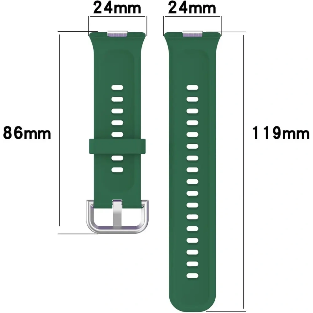 Hurtownia GSM - Pasek Bizon Strap Watch Silicone Pro do Huawei Watch Fit 3 ciemnozielony - BIZ5299 - {ean13} - Hurt