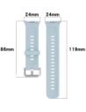 Hurtownia GSM - Pasek Bizon Strap Watch Silicone Pro do Huawei Watch Fit 3 jasnoniebieski - BIZ5300 - {ean13} - Hurt
